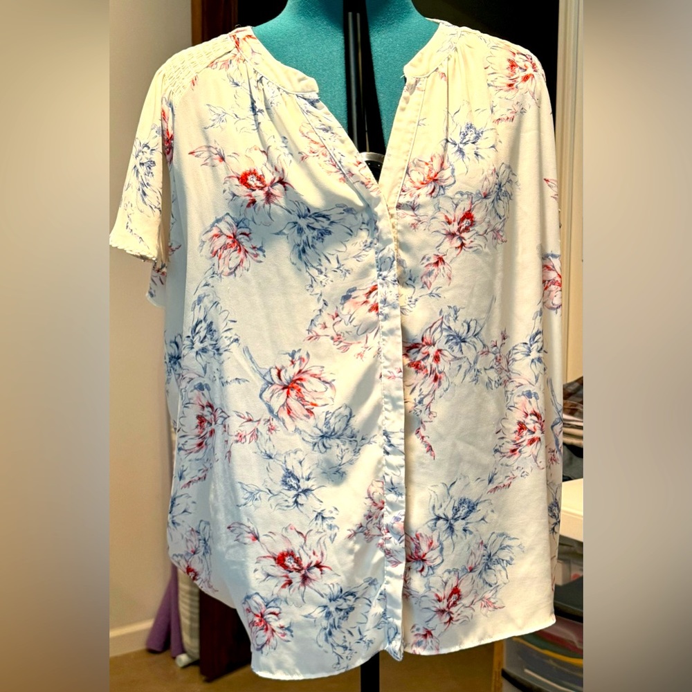 Rose & Olive Short Sleeve button down